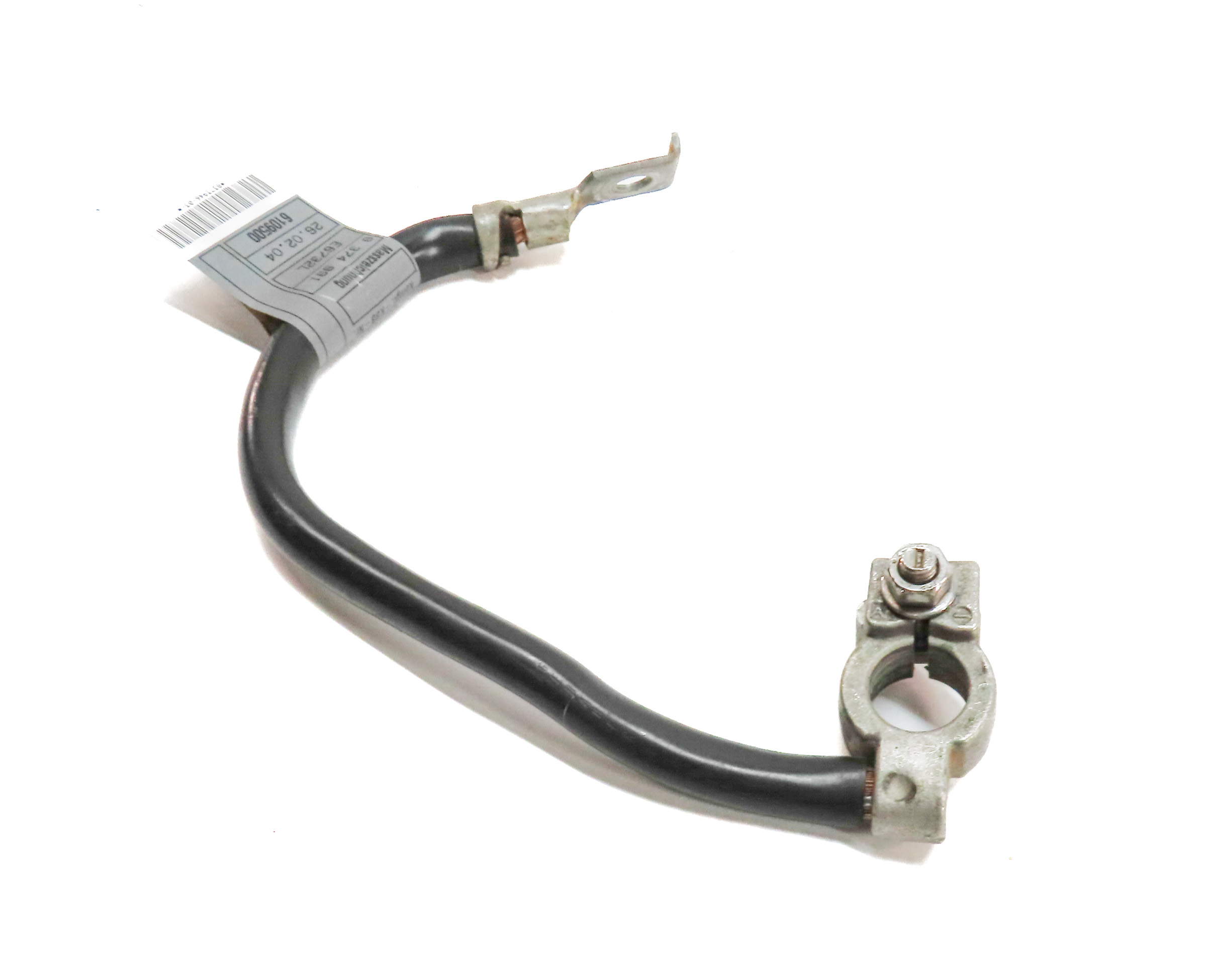 2004 BMW 325CI (E46) 2.5L (M54) ENGINE NEGATIVE BATTERY TERMINAL CABLE WIRE — exact item pictured